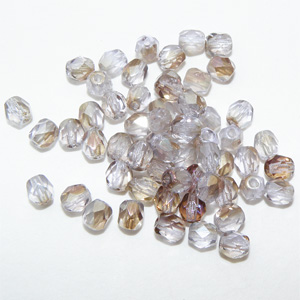 Fire polish 4 mm facetterad ”Twilight alexandrite”