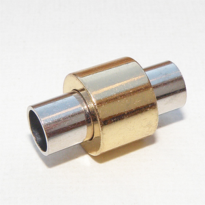Silver/guldfärgat magnetlås för 5 mm