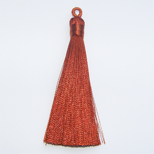 Nylontofs rostbrun 8,8 cm