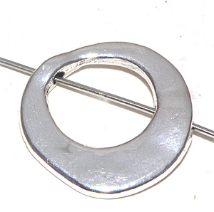 Silverfärgad oregelbunden connector/ram 20,5 mm