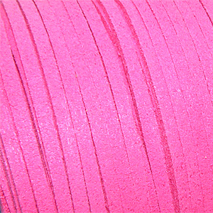 Syntetiskt mockaband cerise 3 mm