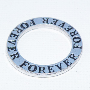Tibetsilver affirmationsring ”Forever” 22 mm