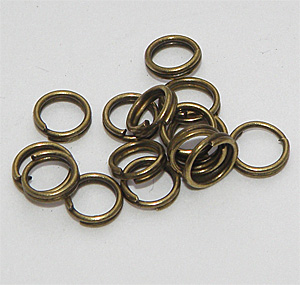 Bronsfärgad splitring 5 mm