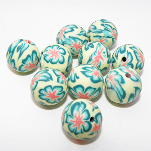 Polymer grönblommig 12 mm