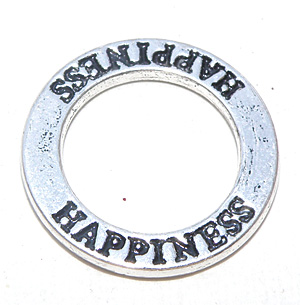 Tibetsilver affirmationsring ”Happiness” 22 mm