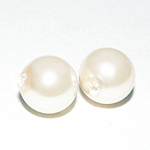 South Sea shell halvborrad champagne pärla 8 mm