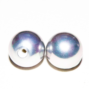 South Sea shell halvborrad silvergrå pärla 8 mm