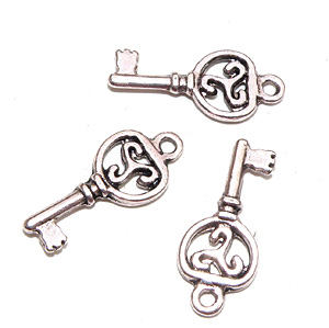 Tibetsilver berlock nyckel 22×10 mm