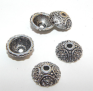 Tibetsilver pärlhatt 11 mm