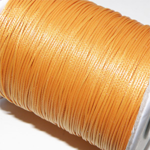 Vaxad polyestertråd umbra 0,5 mm
